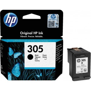 Γνήσιο Μελάνι HP 305 Μελάνι Εκτυπωτή InkJet Μαύρο (3YM61AE)