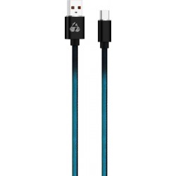 Powertech Braided USB 2.0 Cable Type-C male - USB-A male Μπλε 1m Powertech Braided USB 2.0 Cable Type-C male - USB-A male Μπλε 1m