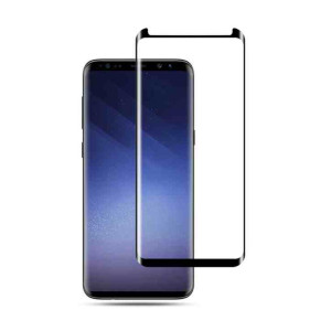 Powertech Tempered Glass Black (Galaxy S9 Plus)