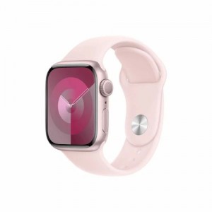Apple Watch Series 9 GPS 41mm Pink Alu Case, Light Pink Sport Band S/M EU MR933