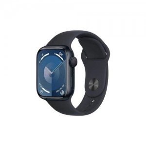 Apple Watch Series 9 GPS 45mm Midnight Alu Case, Midnight Black Sport Band M/L EU MR9A3