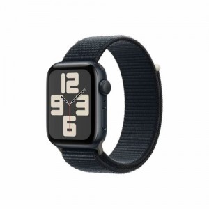 Apple Watch SE (2023) GPS 44mm Midnight Alu Case, Midnight Sport Loop EU MREA3