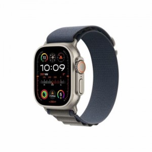Apple Watch Ultra 2 LTE 49mm Titanium Case with Blue Alpine Loop Large EU MREQ3