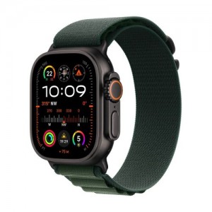 Apple Watch Ultra 2 LTE 49mm Titanium case with Alpine Band Dark Green EU MX4R3