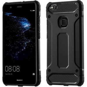 Powertech Hybrid Back Cover Μαύρο (Huawei P10 Lite)