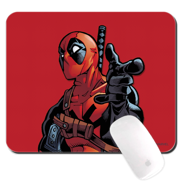 Mouse Pad Deadpool 017 Marvel Red