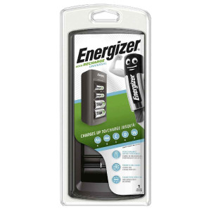 Φορτιστής Μπαταριών Energizer ACCU Recharge Universal για έως 8 Μπαταρίες AA/AAA/C/D/9V με Ενδείξεις Φόρτισης