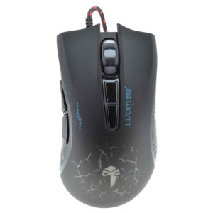 Ενσύρματο Ποντίκι Keywin Mechanical Gaming Mouse Luom G30 με 7 Πλήκτρα και 2500 DPI Μαύρο