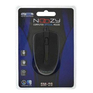 Ενσύρματο Ποντίκι Noozy SM-26 USB 3D με 3 Πλήκτρα και 1000DPI Μαύρο