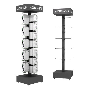 Stand Acefast Επιδαπέδιο MT01 (40 x 40 x 155 εκ.) με Θέσεις Γάντζων για 30τμχ