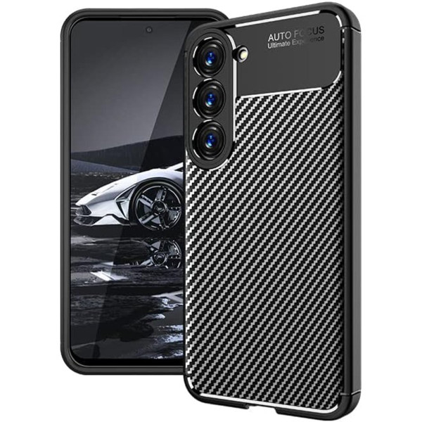 Θήκη Ancus AutoFocus Carbon Fiber για Samsung SM-S971B Galaxy S23 FE Μαύρη