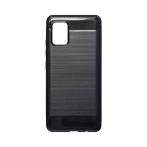Forcell Carbon Back Cover Σιλικόνης Μαύρο (Galaxy A51)
