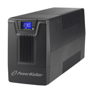 PowerWalker VI 600 SCL uninterruptible power supply (UPS) Line-Interactive 600 VA 360 W Black (10121139).