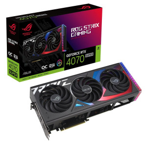 Asus ROG Strix GeForce RTX 4070 SUPER 12GB GDDR6X OC Edition Graphics Card (90YV0KD0-M0NA00)
