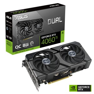 Asus GeForce RTX 4060 Ti 8GB GDDR6 DUAL Evo OC Κάρτα Γραφικών (90YV0J49-M0NA00)