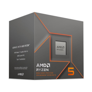 AMD Ryzen 5 8500G Desktop Processor with AMD Wraith Stealth Cooler and Radeon 740M Graphics (100-100000931BOX)