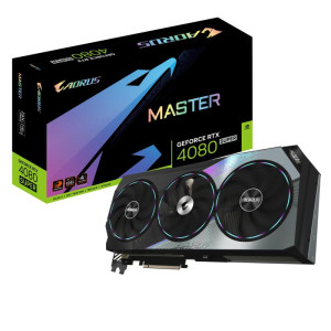 Gigabyte AORUS GeForce RTX 4080 SUPER MASTER 16G NVIDIA 16 GB GDDR6X (GV-N408SAORUS M-16GD)