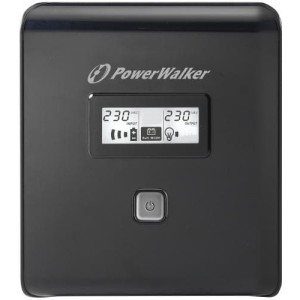 PowerWalker VI 1000 LCD uninterruptible power supply (UPS) 1000 VA 4 AC outlet(s) Black (10120018)