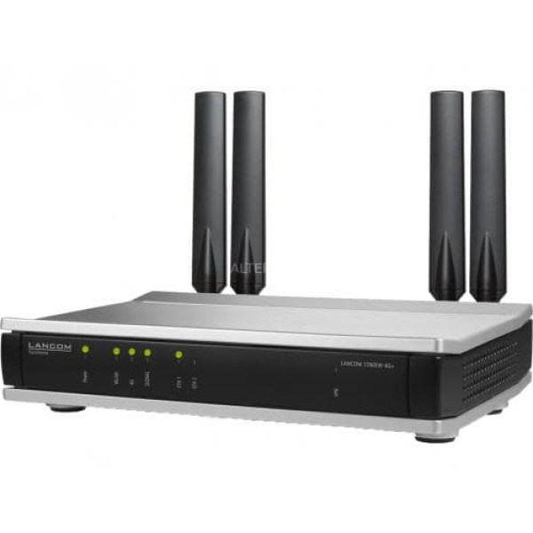 Lancom Systems 1780EW-4G+ wireless router Dual-band (2.4 GHz / 5 GHz) Gigabit Ethernet Black,Grey (61712)