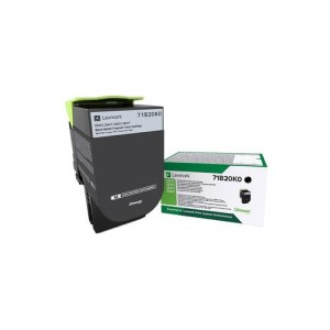 Lexmark 71B20K0 toner cartridge Original Black 1 pc(s) (71B20K0)