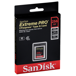 Sandisk SDCFE-256G-GN4NN memory card 256 GB CFexpress Black (SDCFE-256G-GN4NN)