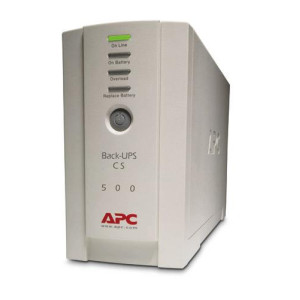 APC Back-UPS uninterruptible power supply (UPS) Standby (Offline) 500 VA 300 W 4 AC outlet(s) Beige (BK500EI)