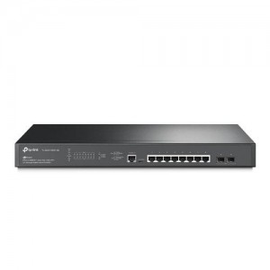 TP-LINK JetStream 8-Port 2.5GBASE-T and 2-Port 10GE SFP+ L2+ Managed Switch with 8-Port PoE+ Black (TL-SG3210XHP-M2)