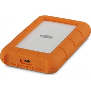 Lacie Rugged USB-C USB 3.1 / USB-C Εξωτερικός HDD 5TB 3.5'' Κίτρινο (STFR5000800)