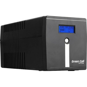 Green Cell Microsine 1000VA UPS Line-Interactive 700W με 2 Schuko Πρίζες (UPS08)