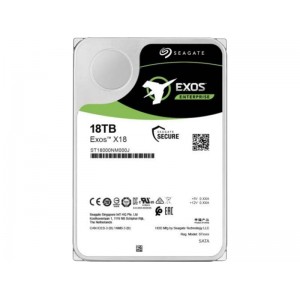 Seagate Exos X18 18TB HDD Σκληρός Δίσκος 3.5'' SATA III 7200rpm με 256MB Cache για NAS / Server (ST18000NM000J)