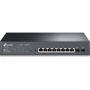 TP-LINK TL-SG2210MP v1.0 Managed L2 PoE+ Switch με 8 Θύρες Ethernet και 2 SFP Θύρες
