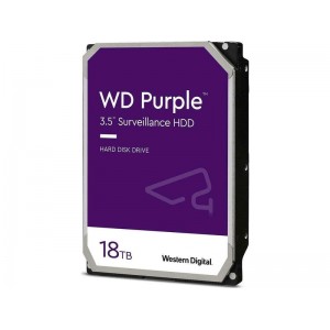 Western Digital Purple Surveillance 18TB HDD Σκληρός Δίσκος 3.5'' SATA III 7200rpm με 512MB Cache για Καταγραφικό (WD181PURP)