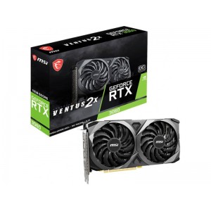 MSI GeForce RTX 3060 12GB GDDR6 Ventus 2X OC Κάρτα Γραφικών PCI-E x16 4.0 με HDMI και 3 DisplayPort (RTX 3060 VENTUS 2X 12G OC)