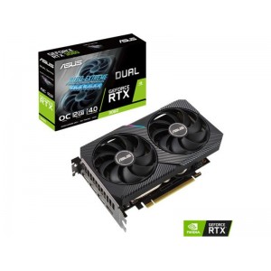 Asus GeForce RTX 3060 12GB GDDR6 Dual OC Κάρτα Γραφικών PCI-E x16 4.0 με HDMI και 3 DisplayPort (90YV0GB2-M0NA10)