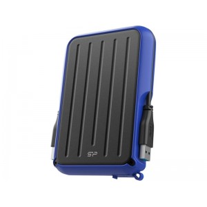 Silicon Power Armor A66 USB 3.2 Εξωτερικός HDD 4TB 2.5'' Μαύρο/Μπλε (SP040TBPHD66LS3B)