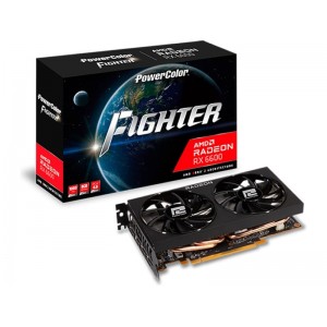 PowerColor Radeon RX 6600 8GB GDDR6 Fighter Κάρτα Γραφικών (AXRX 6600 8GBD6-3DH)