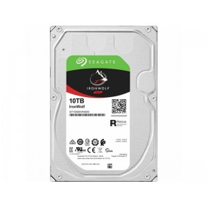 Seagate Ironwolf 10TB HDD Σκληρός Δίσκος 3.5'' SATA III 7200rpm με 256MB Cache για NAS (ST10000VN000)