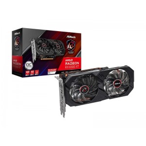 Asrock Radeon RX 6500 XT 4GB GDDR6 Phantom Gaming D OC Κάρτα Γραφικών PCI-E x4 4.0 με HDMI και DisplayPort (RX6500XT PGD 4GO)