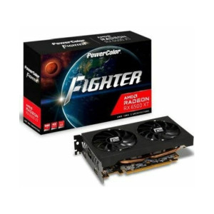 PowerColor Radeon RX 6500 XT 4GB GDDR6 Fighter Κάρτα Γραφικών PCI-E x4 4.0 με HDMI και DisplayPort (AXRX 6500XT 4GBD6-DH/OC)