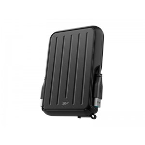 Silicon Power Armor A66 USB 3.2 Εξωτερικός HDD 4TB 2.5'' Μαύρο (SP040TBPHD66LS3K)