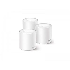 TP-LINK Deco X50 WiFi Mesh Network Access Point Wi‑Fi 6 Dual Band (2.4 & 5GHz) σε Τριπλό Kit (DECO X50(3-PACK))