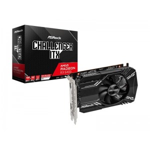 Asrock Radeon RX 6400 4GB GDDR6 Challenger ITX Κάρτα Γραφικών PCI-E x4 4.0 με HDMI και DisplayPort (90-GA3CZZ-00UANF)