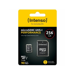 Intenso Class Performance microSDXC 256GB Class 10 U1 UHS-I με αντάπτορα (3424492)