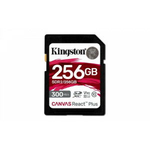 Kingston Canvas React Plus SDXC 256GB Class 10 U3 V90 UHS-II (SDR2/256GB)
