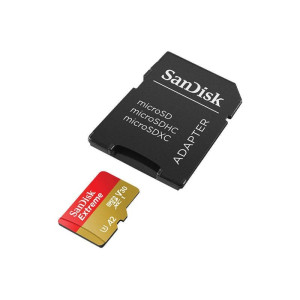Sandisk Extreme microSDXC 1TB U3 V30 A2 UHS-I με αντάπτορα 190MB/s (SDSQXAV-1T00-GN6MA)