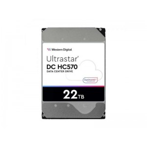 Western Digital Ultrastar DC HC570 22TB HDD Σκληρός Δίσκος 3.5'' SATA III 7200rpm με 512MB Cache για Server (0F48155)