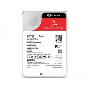 Seagate Ironwolf Pro 20TB HDD Σκληρός Δίσκος 3.5'' SATA III 7200rpm με 256MB Cache για NAS (ST20000NT001)