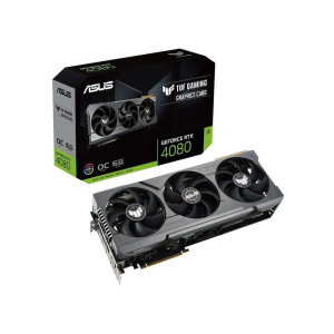 Asus GeForce RTX 4080 16GB GDDR6X TUF Gaming OC Κάρτα Γραφικών PCI-E x16 4.0 με 2 HDMI και 3 DisplayPort (90YV0IB0-M0NA00)