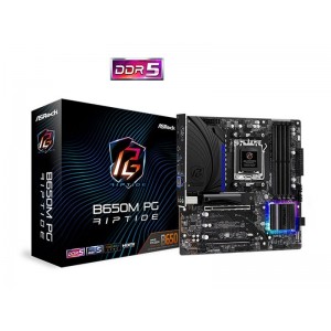 Asrock B650M PG Riptide Motherboard Micro ATX με AMD AM5 Socket (B650M PG RIPTIDE)