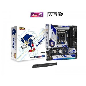Asrock B760M PG Sonic Wi-Fi Motherboard Micro ATX με Intel 1700 Socket (B760M PG SONIC WIFI) (90-MXBKM0-A0UAYZ)